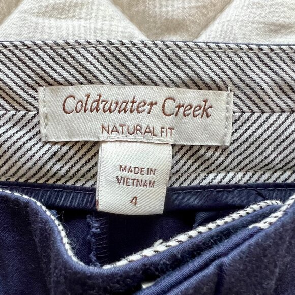 Coldwater Creek Navy Blue Natural Fit Shorts - Picture 4 of 4